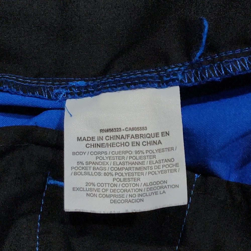 Nike‎ Golf Shorts 35 x8 Mens Blue Dri-FIT Standard Fit Performance Sport 18